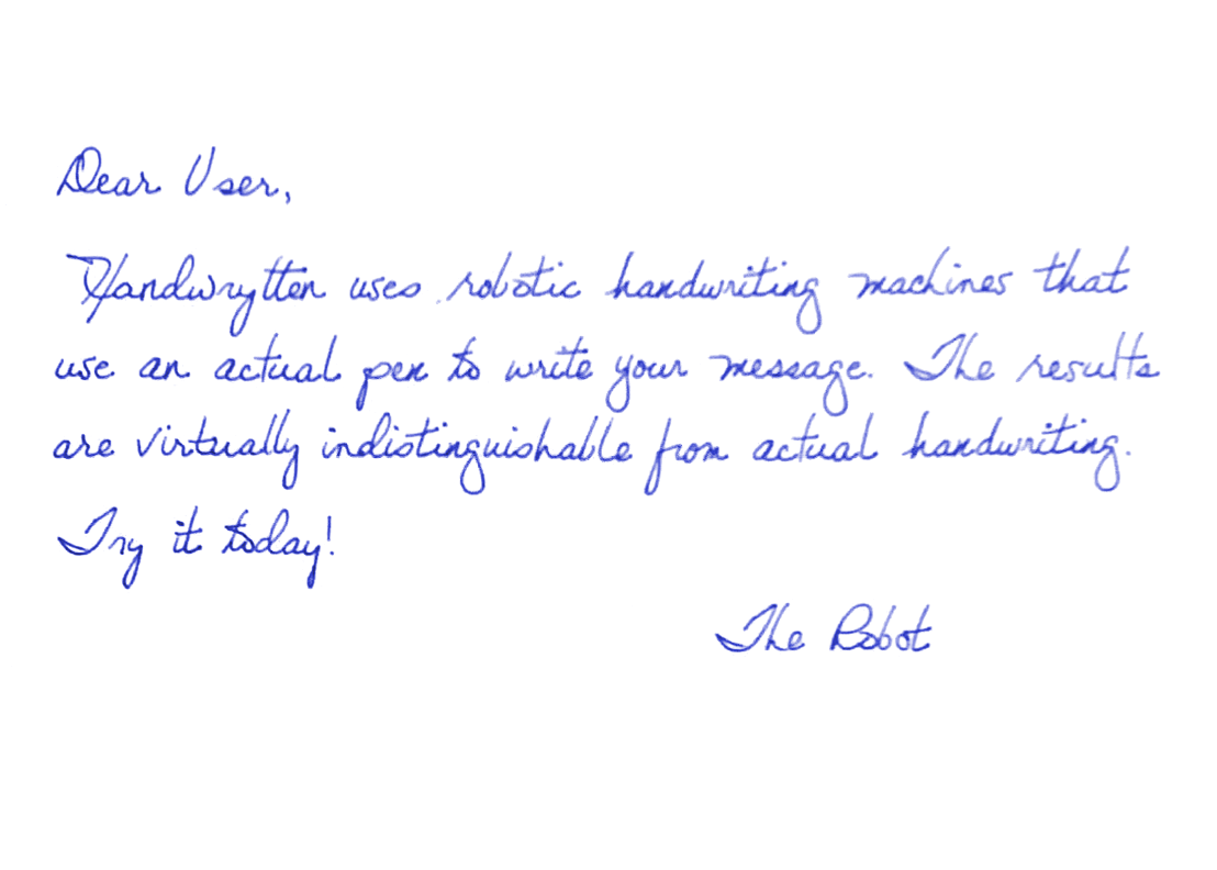 Mason handwriting style
